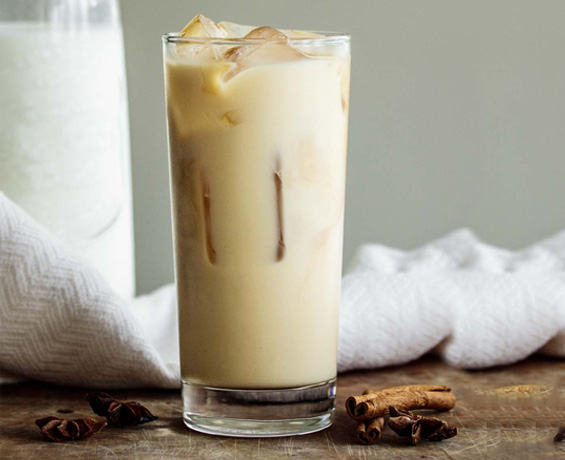 Ice Almond Chai Tea Latte
